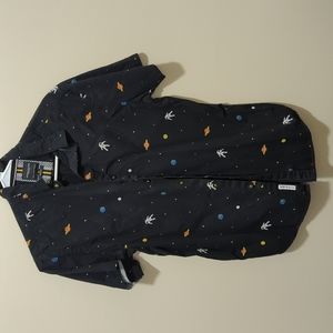 Denim & Flower outer space casual button down